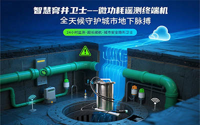 微功耗遥测终端机全天候守护城市地下脉搏